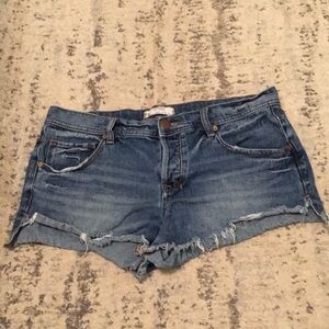 Free People Denim Cut-offs. Button-fly. Size 29